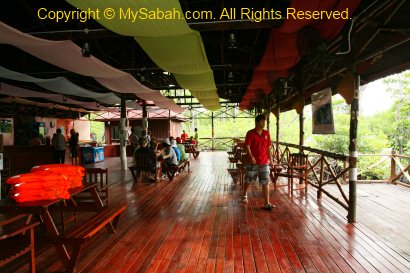 Activity & Dining Hall of Borneo Semporna Proboscis River Cruise