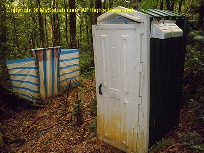 Toilet and shower area