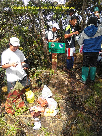 Lunch on the summit