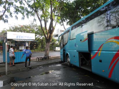 Bus station to Keningau