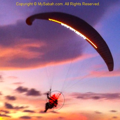 Paramotor propeller LED