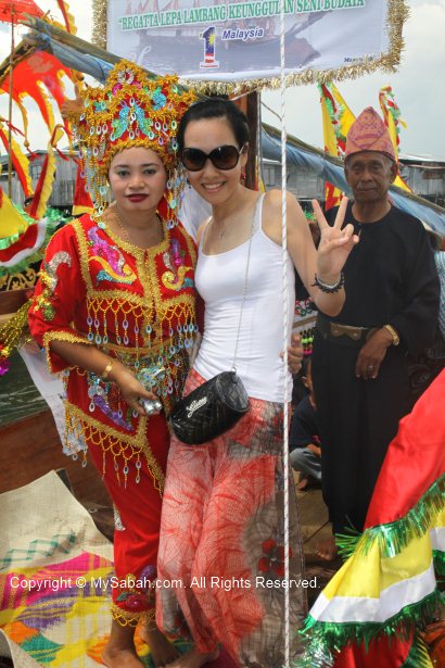 Tourist on Lepa boat