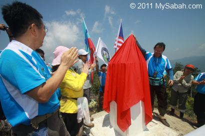 unveiling of Center of Sabah Monument