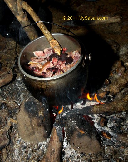 cooking mouse deer