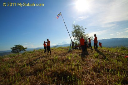 bald top of Gundul Hill