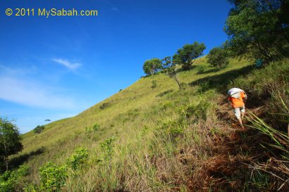 trail to Gundul Hill