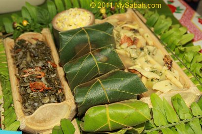 Traditional food of Tambunan