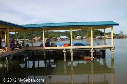 jetty at Abai Village, Kota Belud