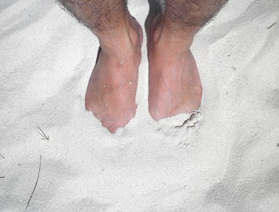 white sand of Pulau Mantanani