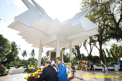 annual memorial service at Petagas War Memorial Garden