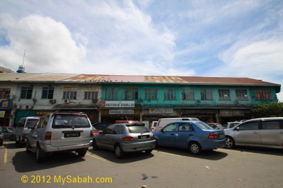 post-war wooden shoplot