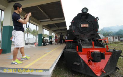 steam train made by Vulcan Foundry of UK