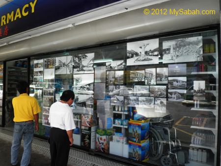 looking at old photographs of Gaya Street