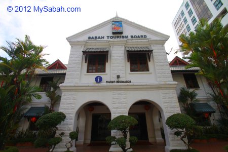 Sabah Tourism building in Gaya Street