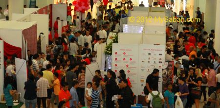 crowd in Kota Kinabalu Food Festival