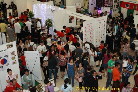 visitors to KK Food Fest