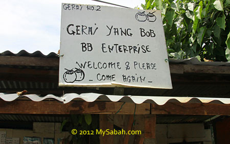 BBQ stalls in Tuaran