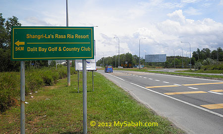 roundabout to the stalls