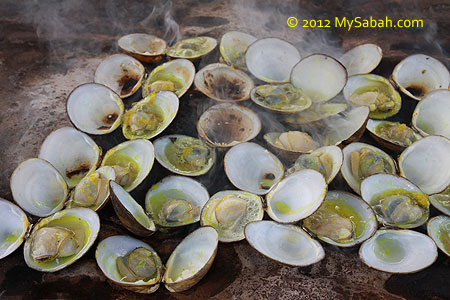 grilled clam