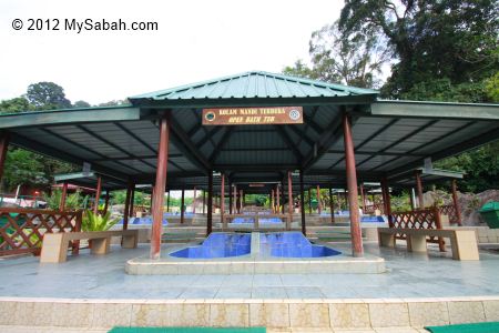 open area of Poring Hot Springs