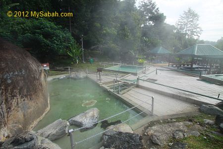 steaming Poring Hot Springs