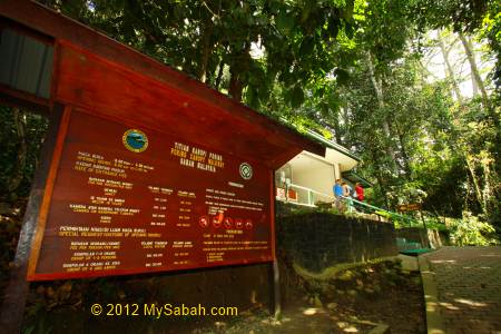 entrance to Canopy Walkway of Poring