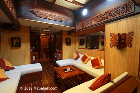 living room area of Raja Laut