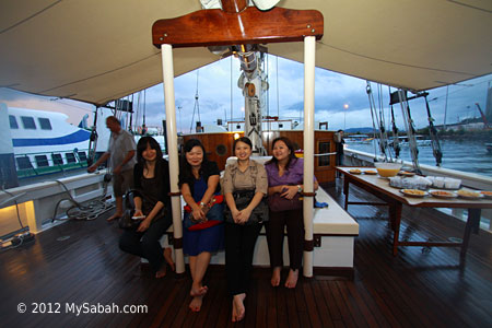 onboard of Raja Laut