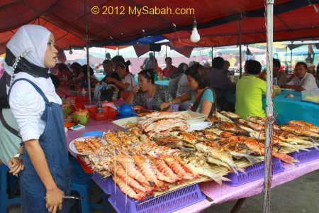 BBQ Seafood in Kota Kinabalu