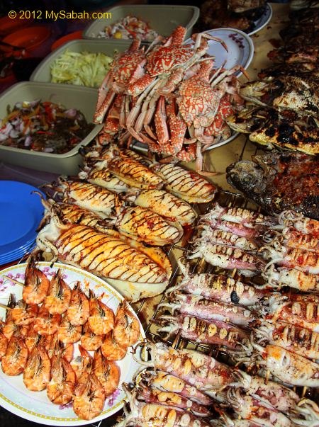 Grilled Seafood for sale