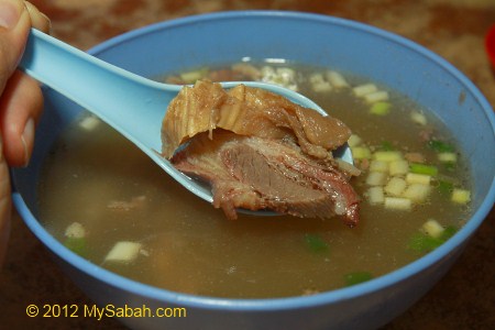 mixed beef soup