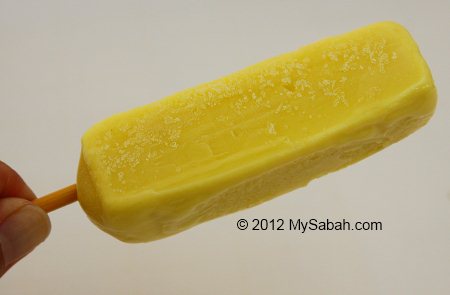 Sabah popsicle (Durian flavor)