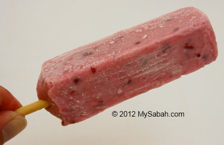 Sabah ice-cream (red bean flavor)