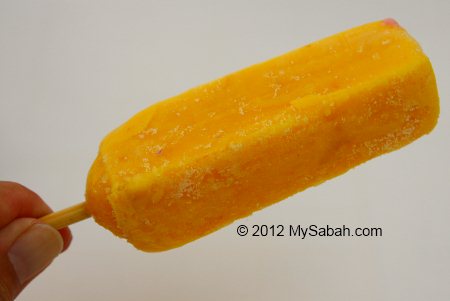 Sabah ice-cream (jackfruit flavor)