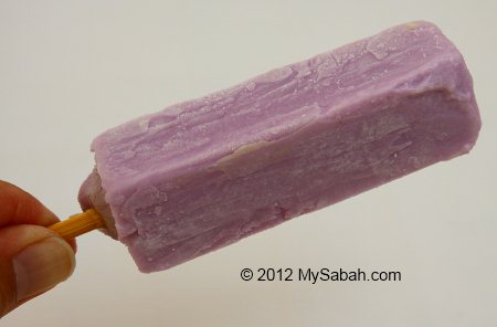 ice-cream of Sabah (yam flavor)