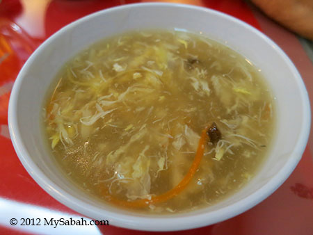 Fish maw soup