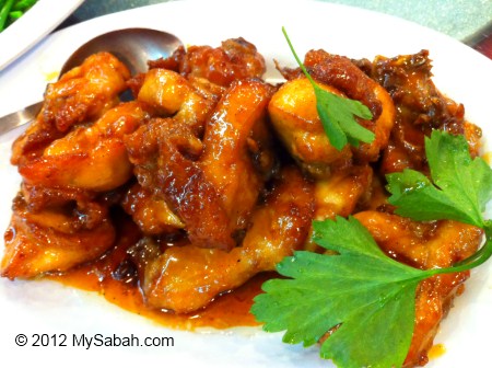 Sour plum chicken (???)