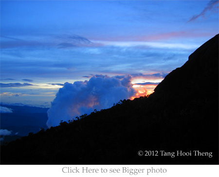 sunset of Laban Rata