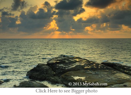 sunset at Tip of Borneo