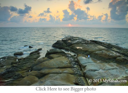 sunset of Tanjung Simpang Mengayau