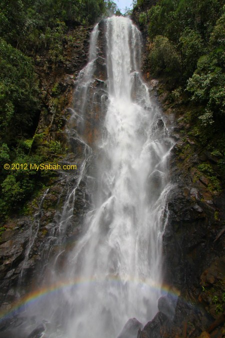 Tawai Waterfall in Tawai Forest Reserve