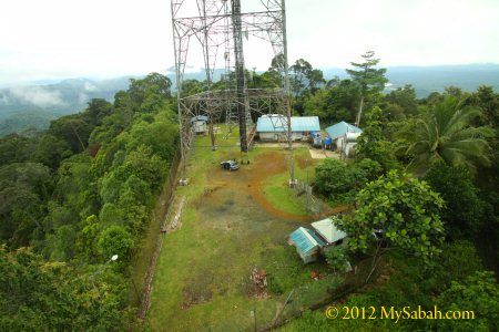 view from top of the tower in Microwave Hill