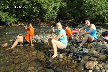 enjoying Sungai Meliau