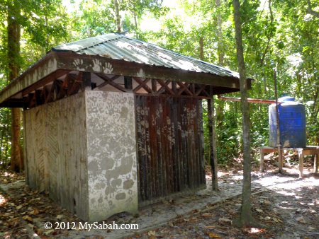 water tank near mud volcano