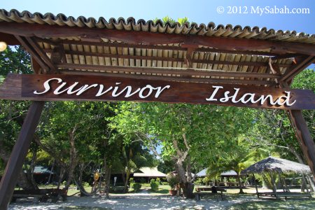 entrance to Survivor Island