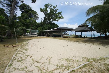 beach volley ball field