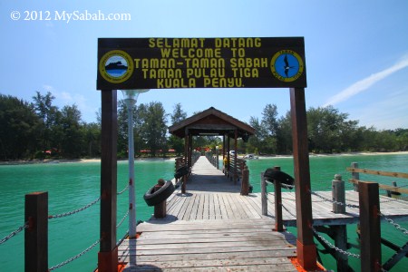 jetty of Sabah Parks