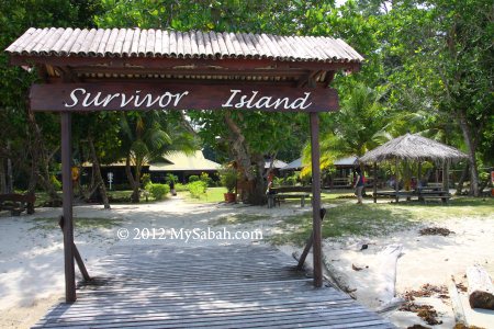 entrance to Survivor Island