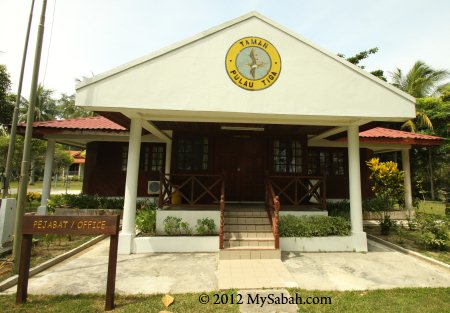 Sabah Parks office in Pulau Tiga