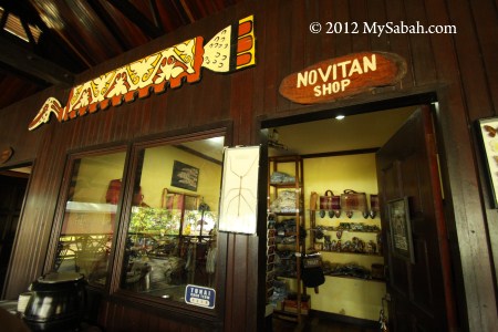Souvenir shop of Pulau Tiga Resort